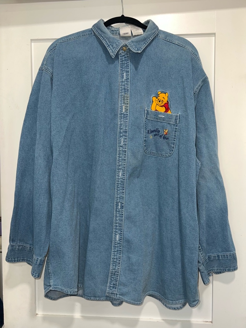 Vintage Disney Store Winnie the Pooh denim